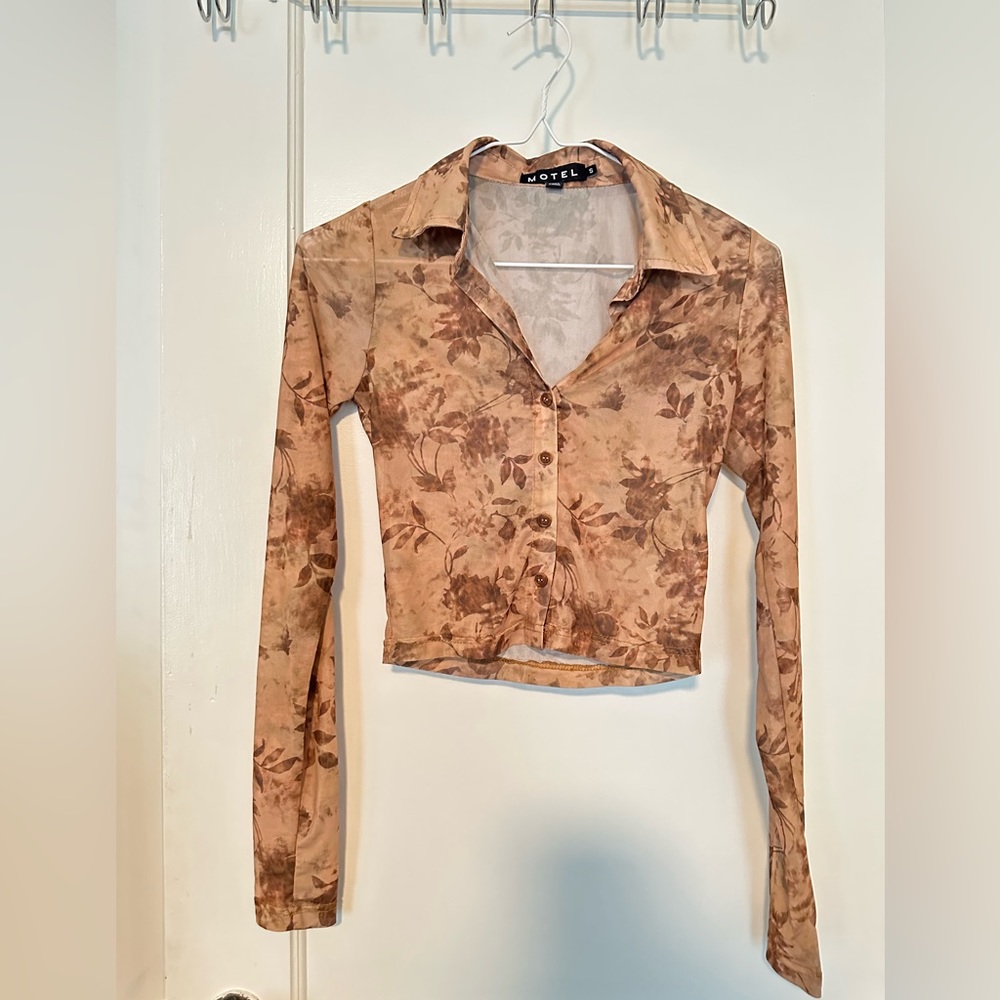 Button women blouse